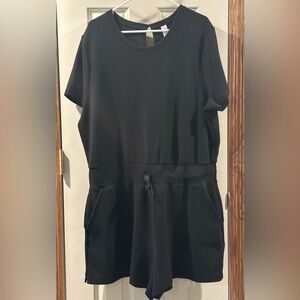 Black Spanx Air Essentials Short Romper